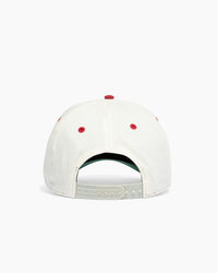 I like dogs | 5-Panel Arc Hat | Cream and Red