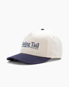 Chasing Tail | 5 Panel Hat | Cream & Navy