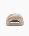 Sit Happens. | 5-Panel Unstructured Corduroy Hat | Cream