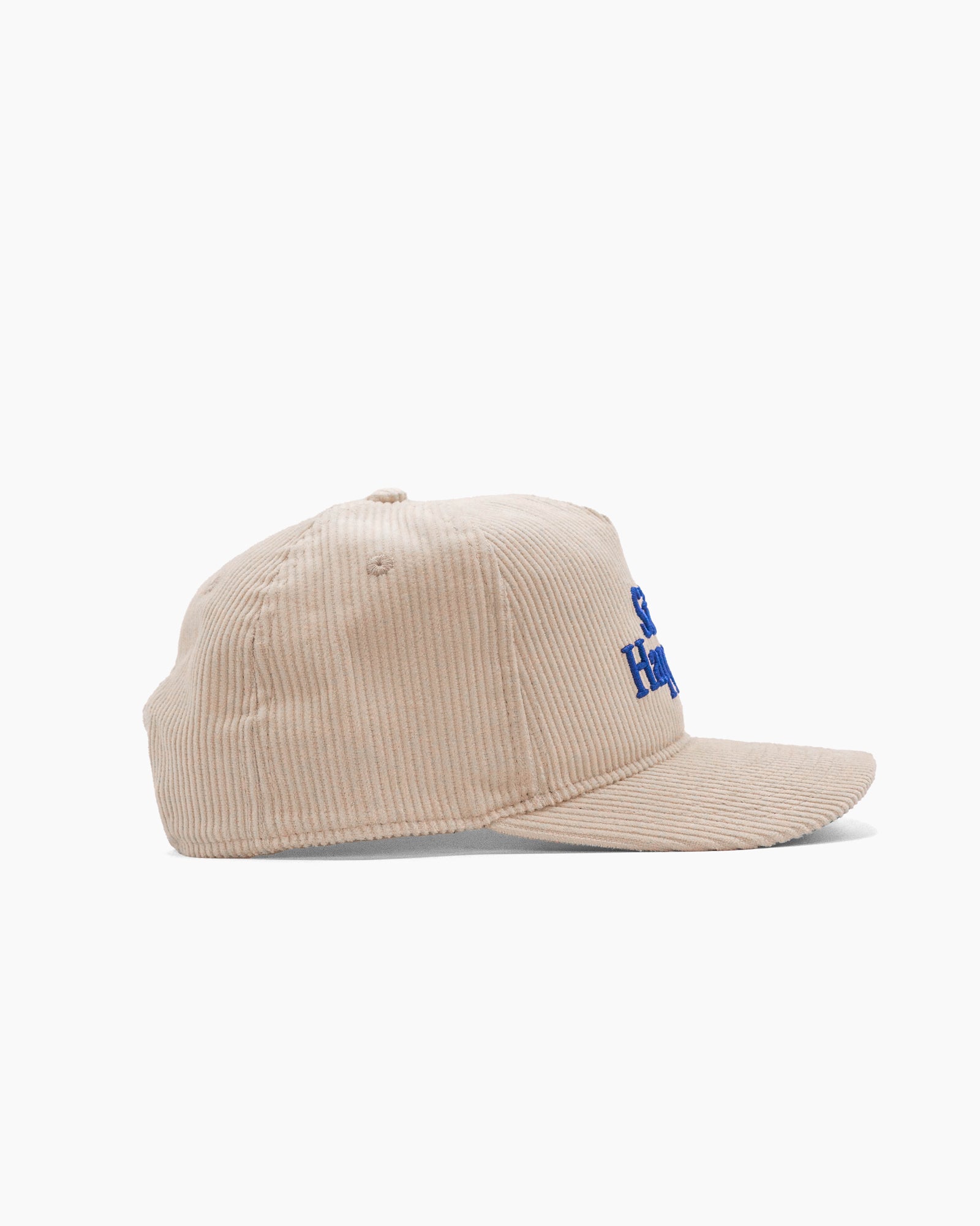 Sit Happens. | 5-Panel Unstructured Corduroy Hat | Cream