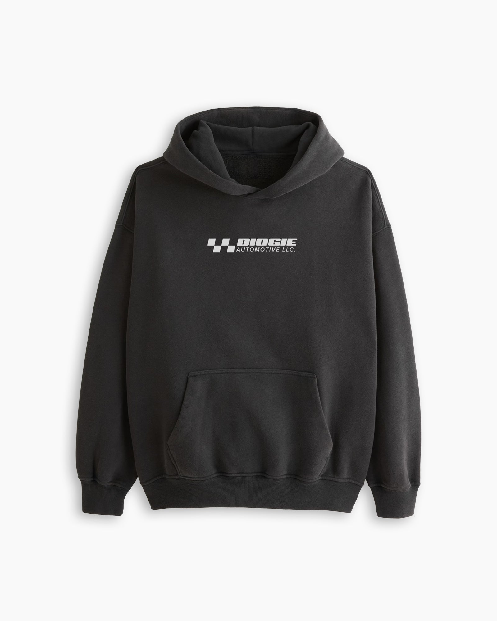 Diogie Automotive Hoodie | Faded Black