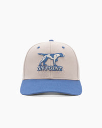 On Point | 6-Panel Hat | Khaki & Slate
