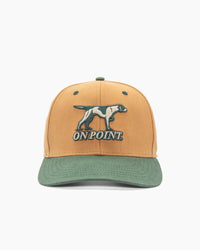 On Point | 6-Panel Hat | Latte & Forest