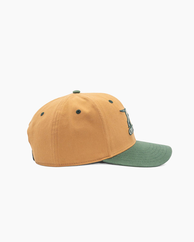 On Point | 6-Panel Hat | Latte & Forest