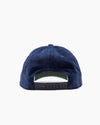 Sit Happens. | 5-Panel Unstructured Corduroy Hat | Navy