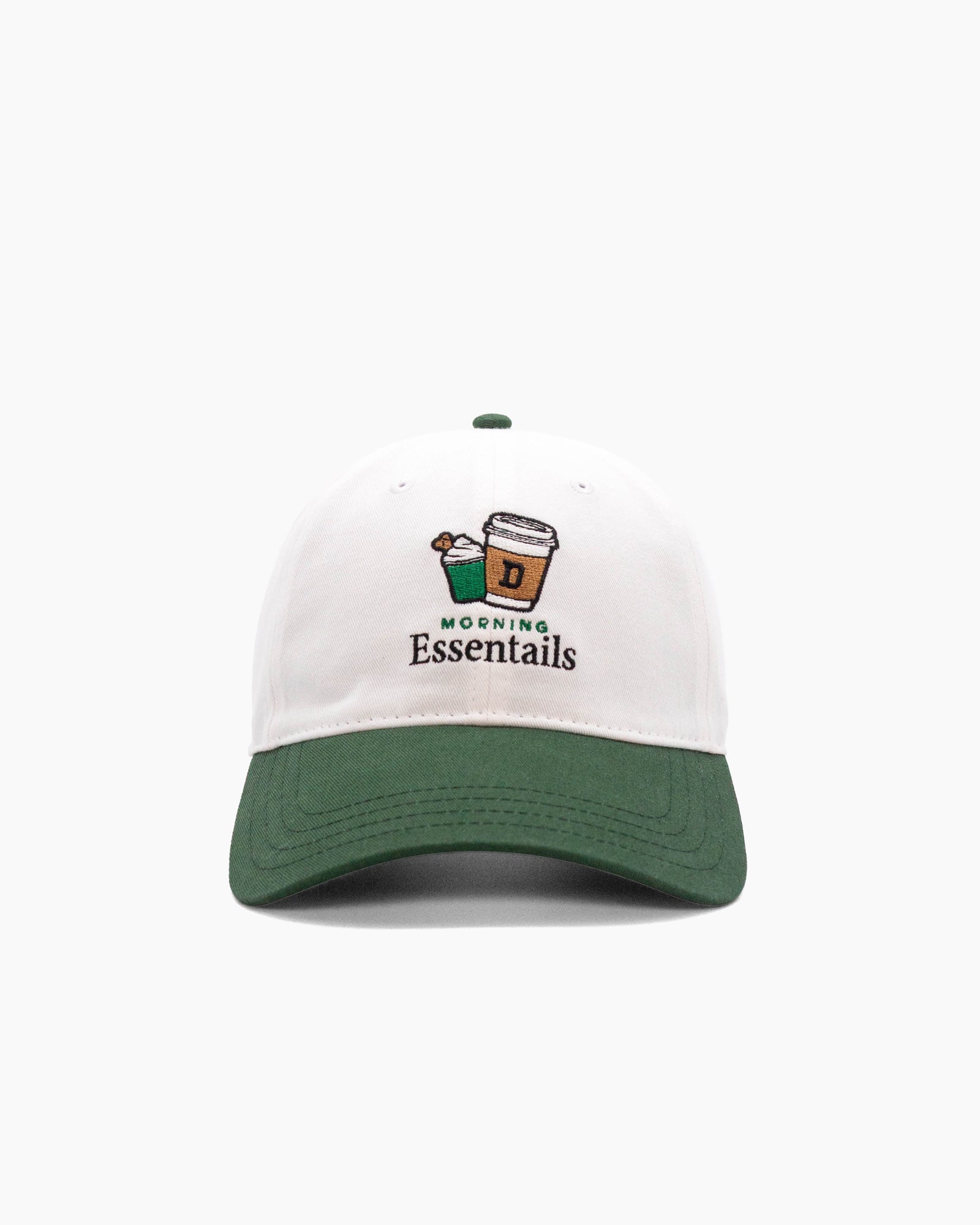 Morning EssenTAILS | Dad Hat | White & Forest