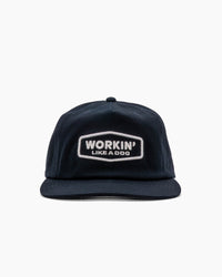 Workin' Like a Dog | 5-Panel Unstructured Hat | Deep Navy