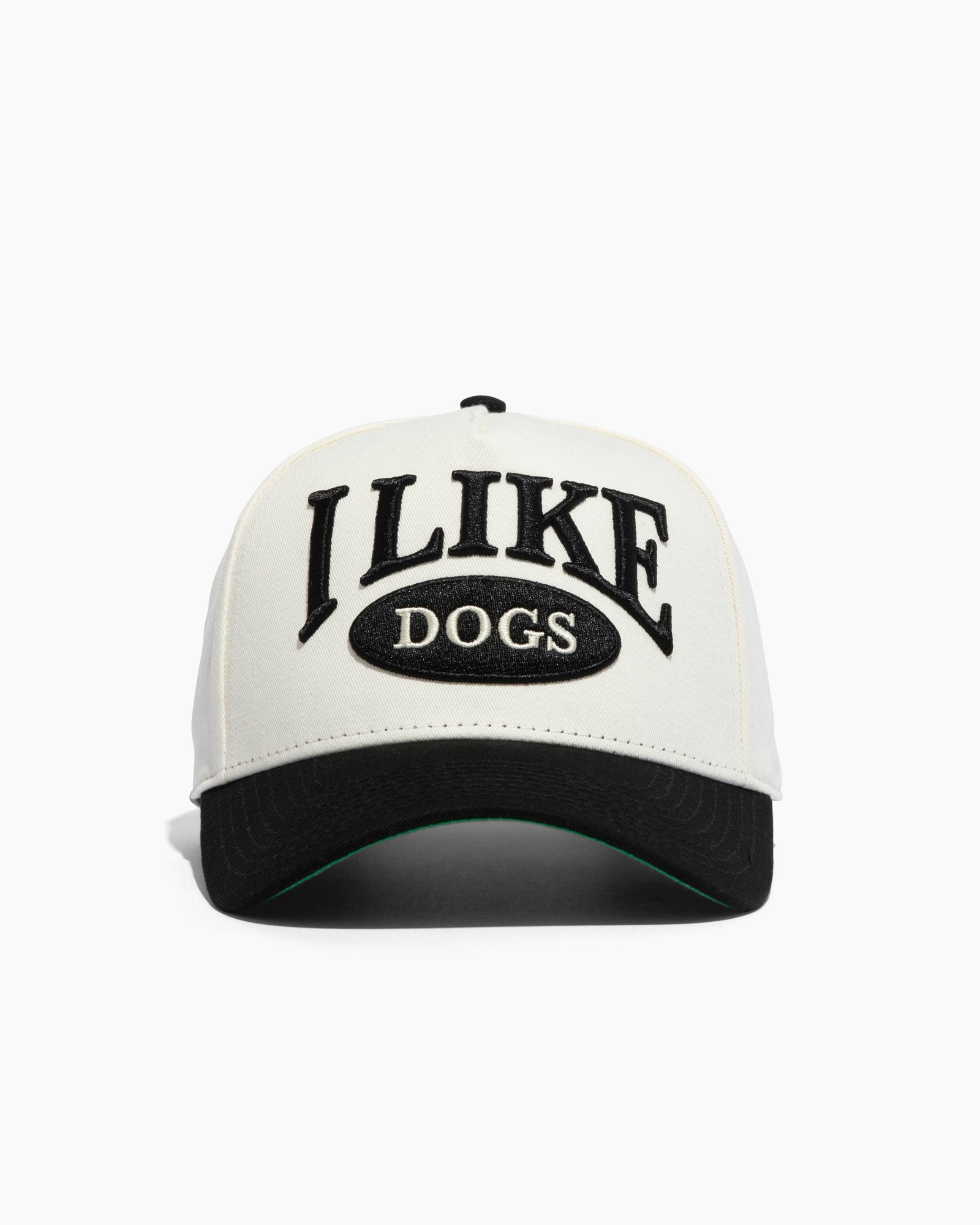 I like dogs | 5-Panel Arc Hat | Cream and Black