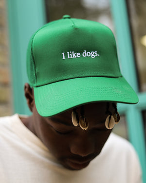 I like dogs. | Trucker Hat | Kelly Green