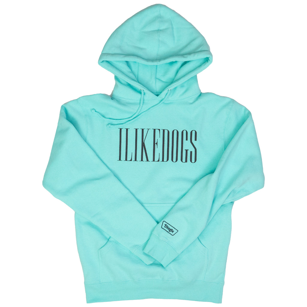 I LIKE DOGS | Hooded Sweatshirt | Mint