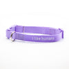 I like humans. | Dog Collar | Lavender