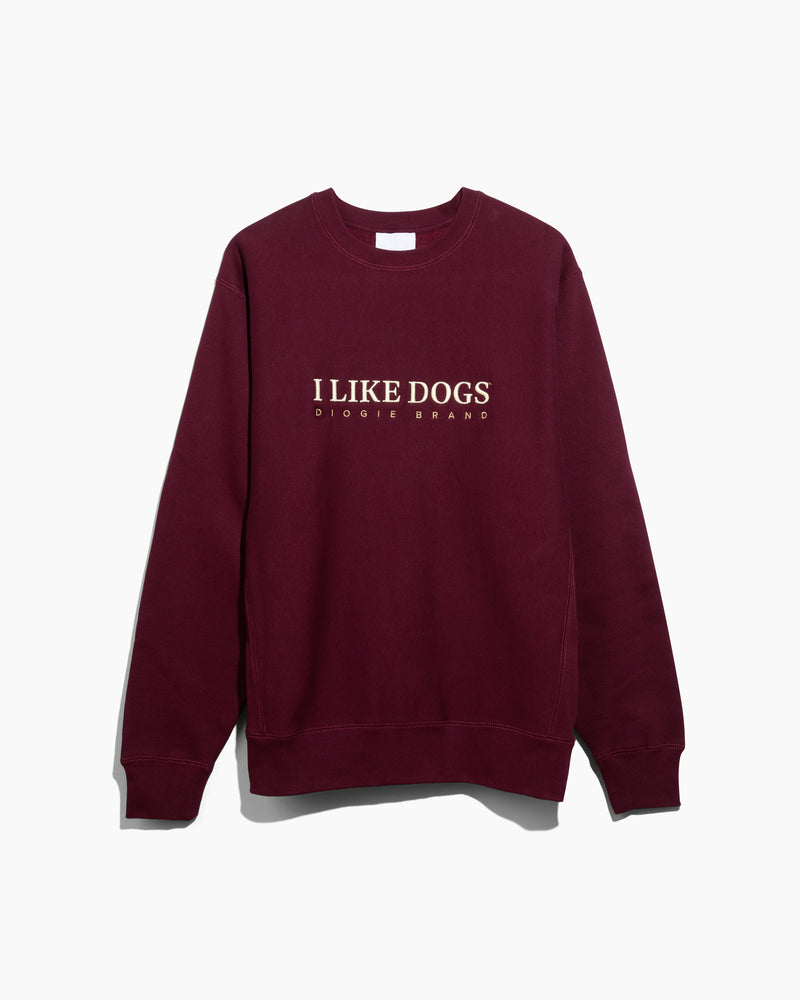 Motto Crewneck | Maroon