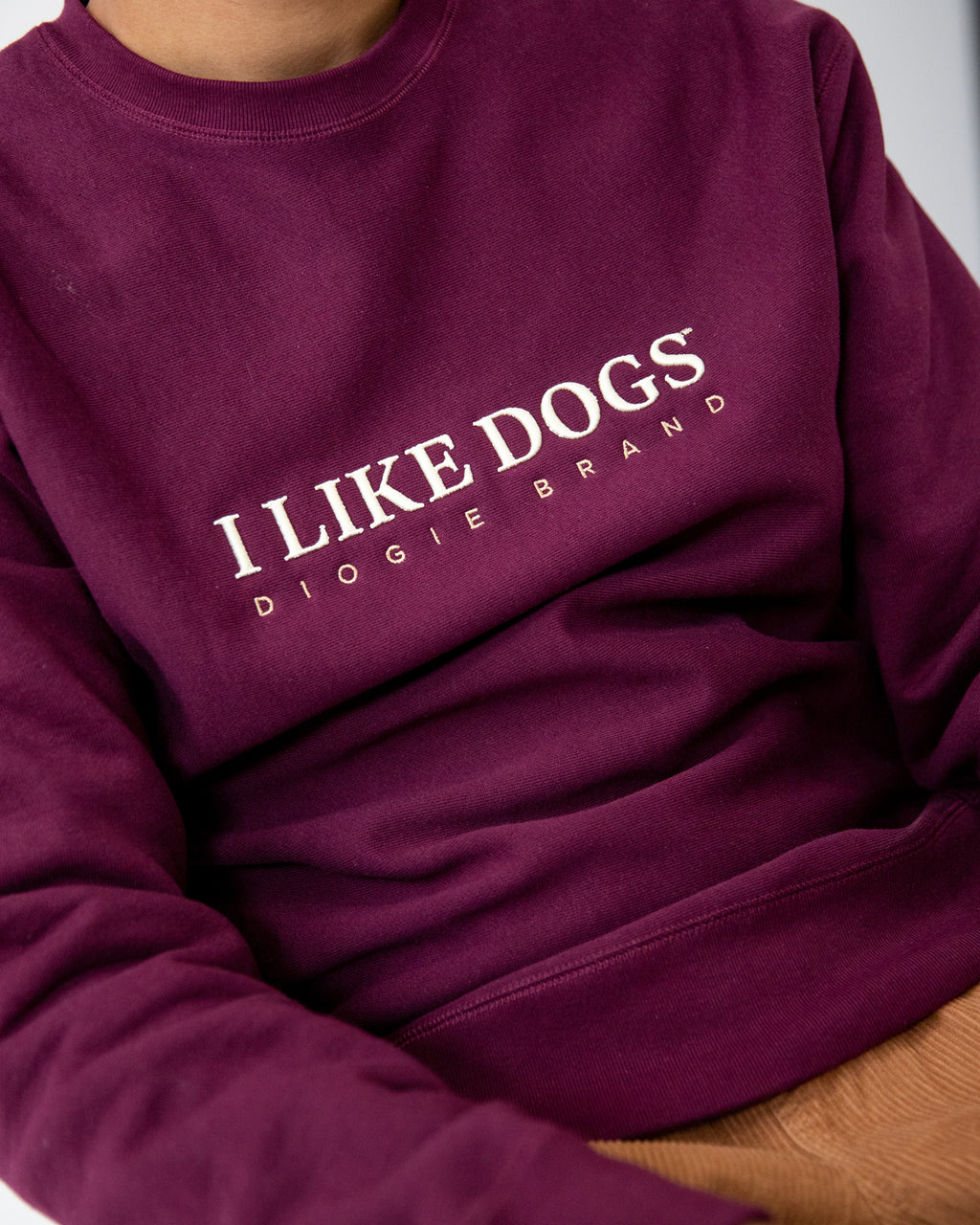 Motto Crewneck | Maroon