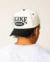 I like dogs | 5-Panel Arc Hat | Cream and Black