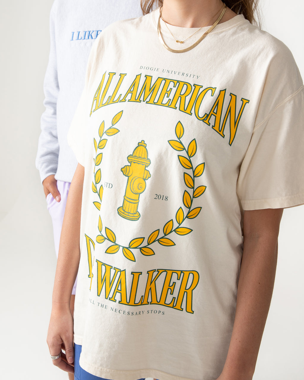 All American Tee | Cream